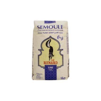 Semoule de blé dur fine de qualité supérieure Le Renard 1 KG