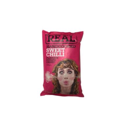Real handcooked chips sweet chilli 150grs