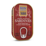 Sardines à la sauce tomate piquante 120 grammes Bon Appétit