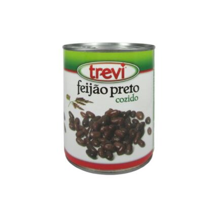 Trevi haricots noirs cuits "feijao preto cozido" 820grs