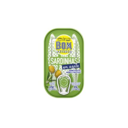 Sardines à l'huile d'olive "sardinhas em azeite" Bom Petisco 120 grs
