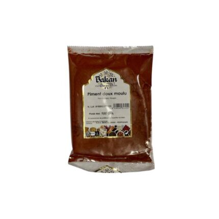 Piment doux moulu 100 grammes Bakan