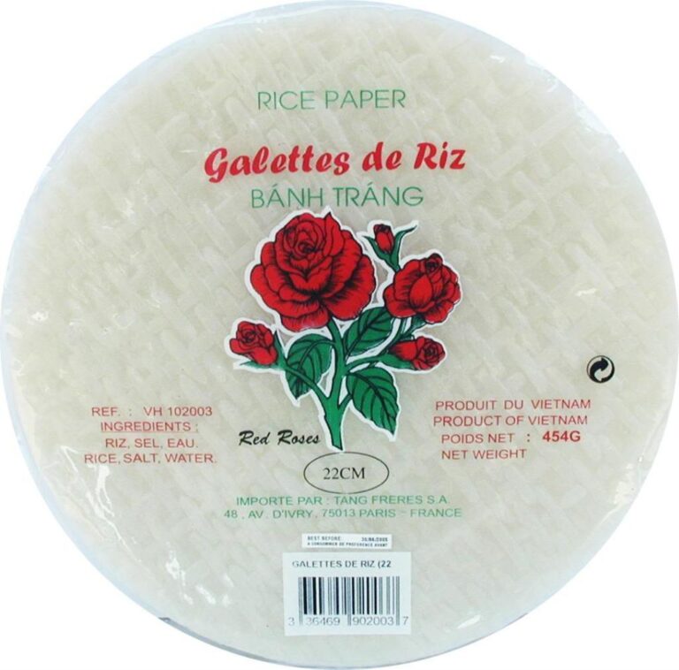 Galette de riz rondes BANH TRANG