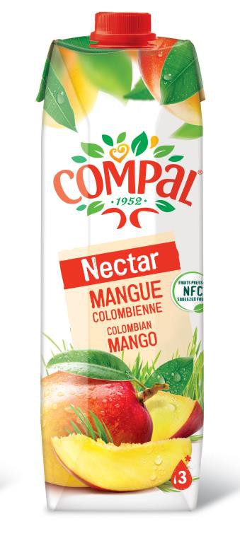 COMPAL NECTAR MANGUE DE LA COLOMBIE 1L