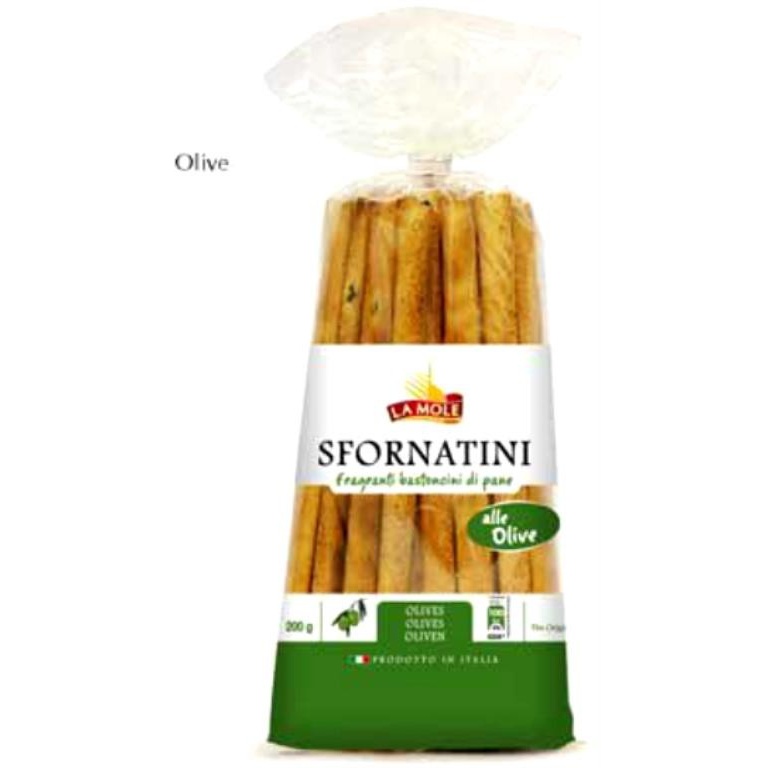 LA MOLE SFORNATINI AUX OLIVES (GRESSINS) 200G