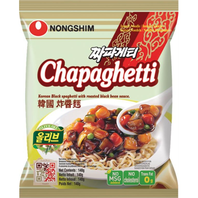NONG SHIM NOUILLES INSTANT. CHAPAGHETTI 140G