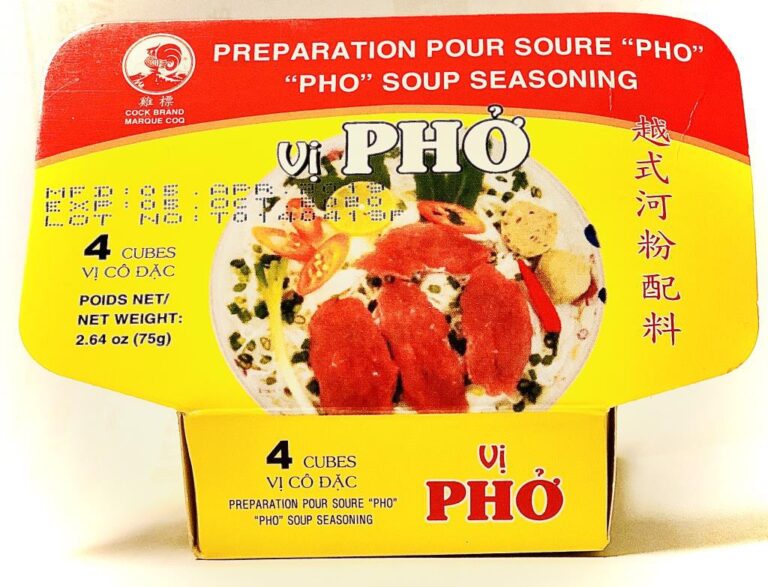 COCK PREPARATION POUR SOUPE "PHO" 4 CUBES 75GRS