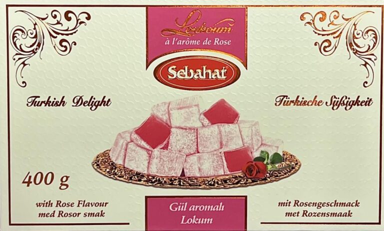 SEBAHAT LOUKOUM AU GOUT DE ROSE 400G